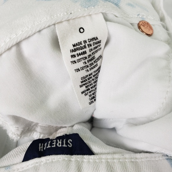 American Eagle Froral Denim Shorts LOW Rise - Picture 4 of 6